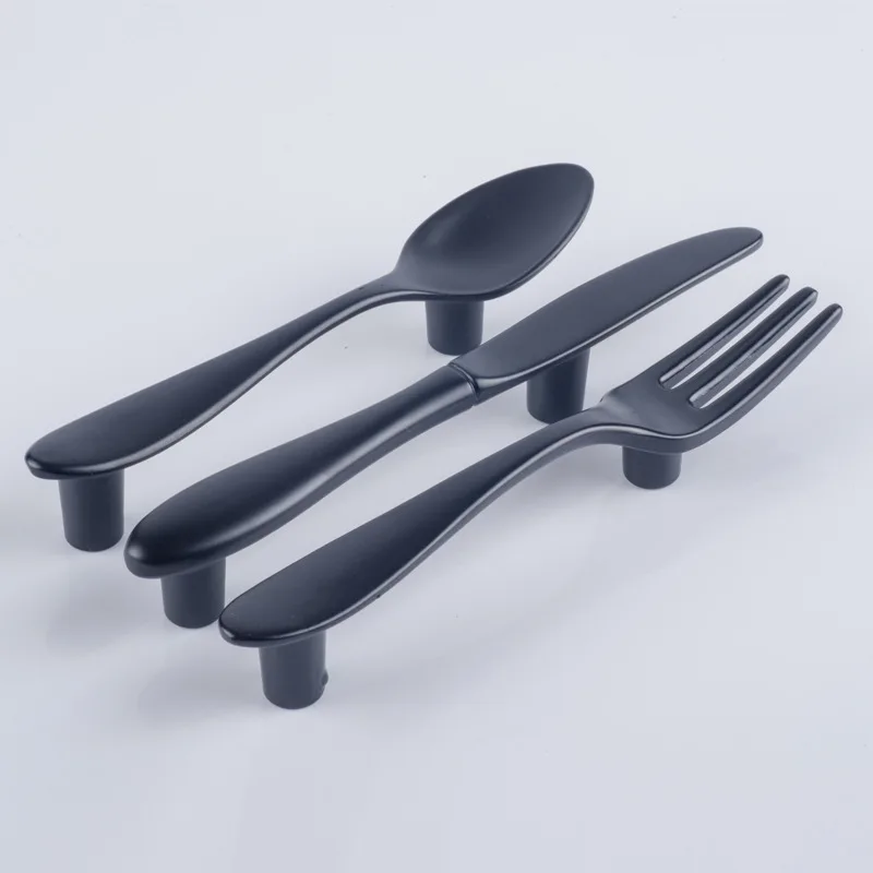 Tableware Shape Furniture Hardware Handles Kitchen Cabinets Door