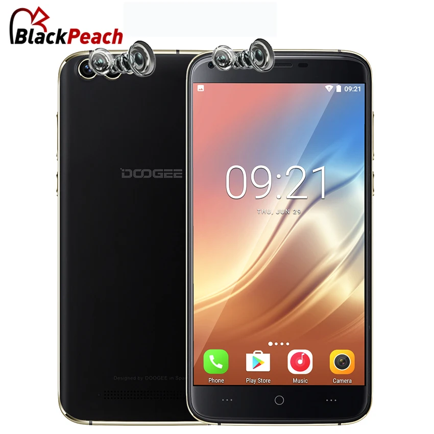 bilder für DOOGEE X30 Dual Rückfahrkamera Handy 5,5 Zoll HD MTK6580 Quad Core Android 7.0 2 GB RAM 16 GB ROM Dual-sim-karte 3G Handy bilder für DOOGEE X30 Dual Rückfahrkamera Handy 5,5 Zoll HD MTK6580 Quad Core Android 7.0 2 GB RAM 16 GB ROM Dual-sim-karte 3G Handy