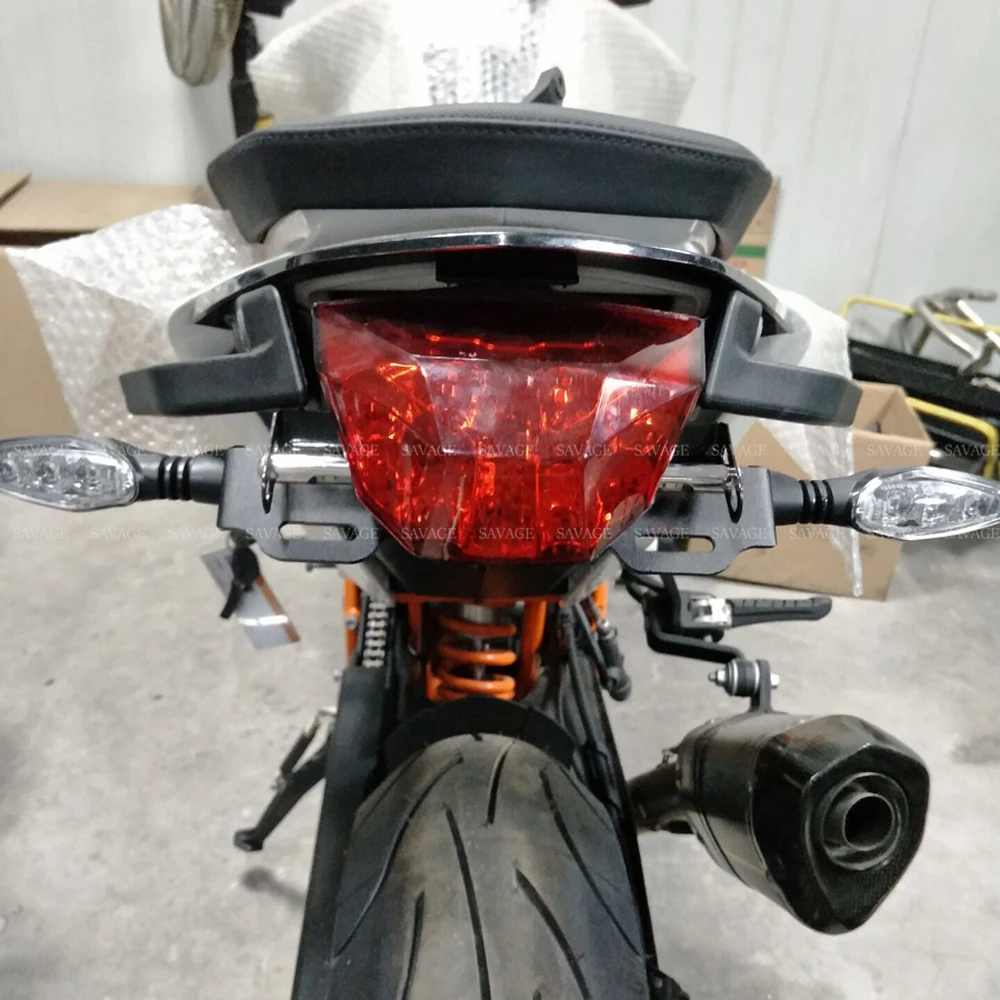 Для KTM 690 DUKE 12 16/ R 13 15 мотоцикл ХВОСТ Tidy Fender Eliminator номерной знак держатель кронштейн
