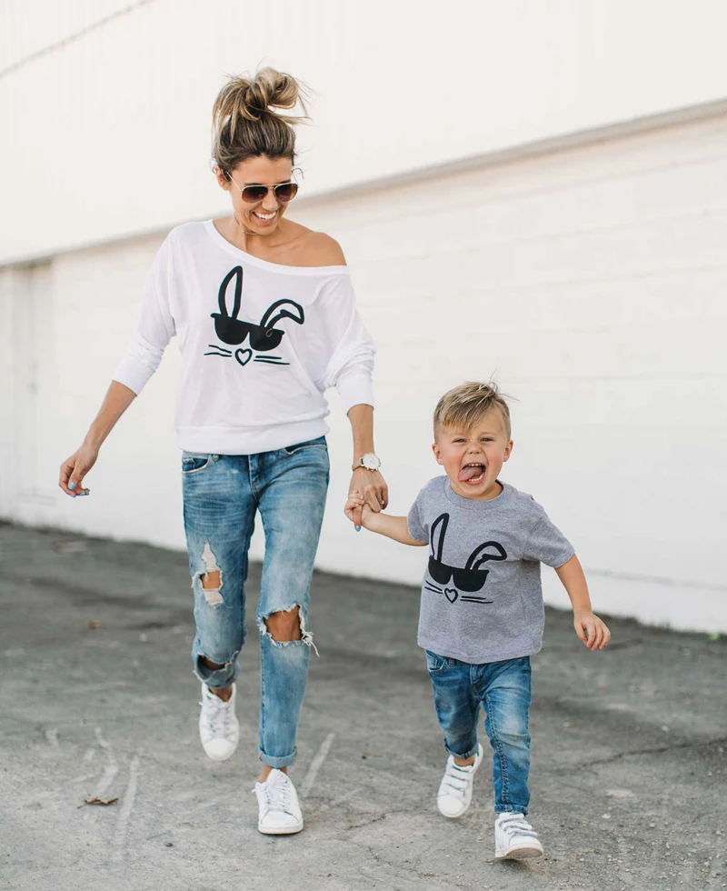 New Casual Uk Mother Son Toddler Baby Kids Girls Boys Clothes