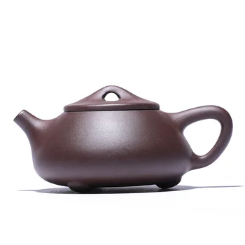 

290CC Ore purple clay teapot zisha kung fu kettle with ball hole filter handmade drinkware