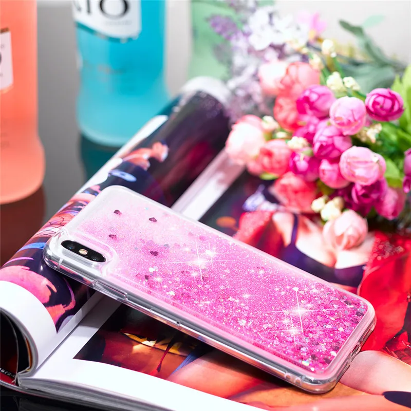 Чехол TRISEOLY Quicksand Waterfall для iPhone 8 6 Plus 5 5S SE чехол телефона Apple 7 6s X XS MAX XR из