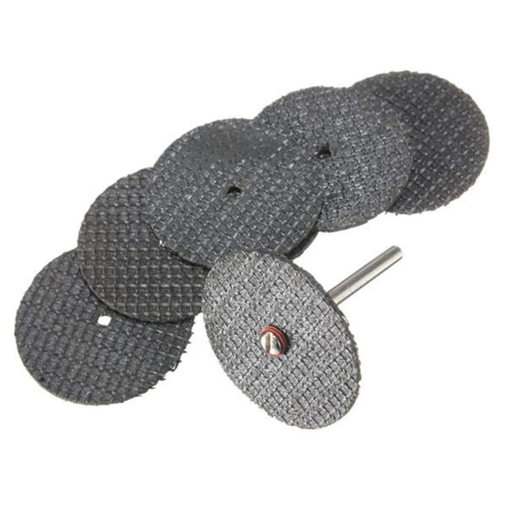 100 шт. 32 мм Резиновый режущий диск, шлифовальный круг с 3 мм хвостовиком электрический вращающийся набор инструментов мини дрель для Dremel роторный инструмент