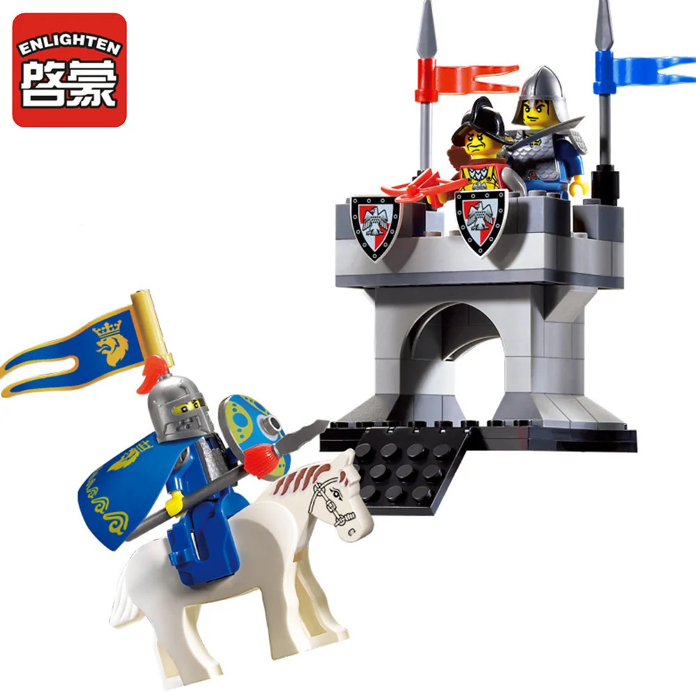 Enlighten kids Castle Knights Outposts Heros Gifts Toys Blocks models Building blocks For Children Compatible Legoe | Игрушки и хобби