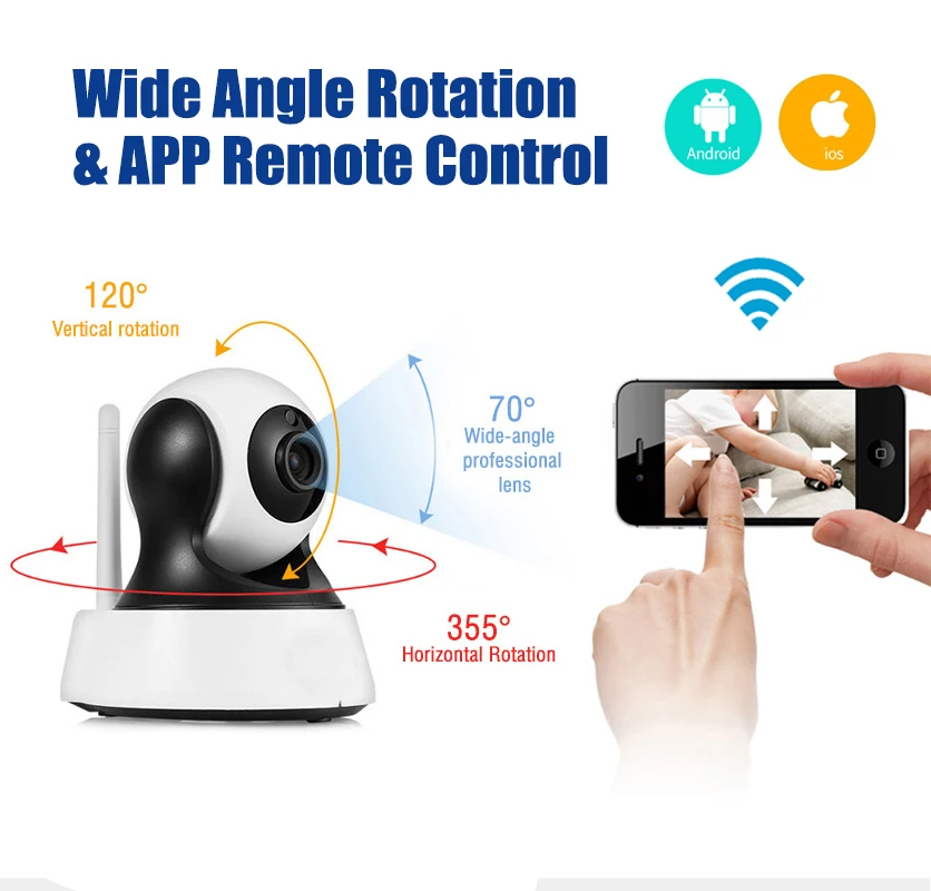 WiFi Surveillance HD 960P IP Camera Mini Wireless Security CCTV Camera Home PTZ Onvif Baby Audio Monitor Indoor IP Cam