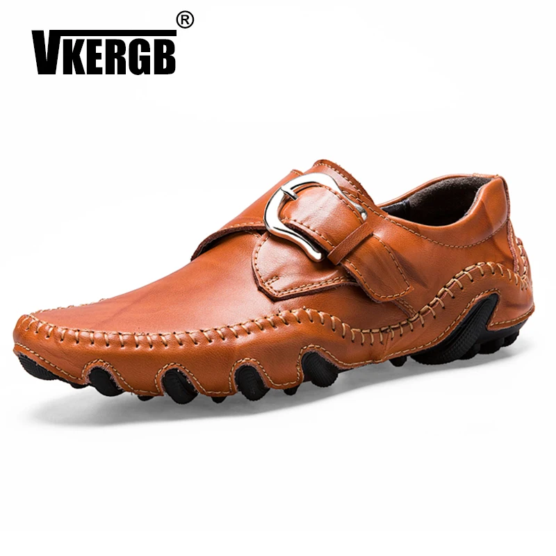 

Vkergb moccasins octopus shoes hombres claret Men metal buckles soft leather Driving Shoes handtailor Leather Shoes Men loafers