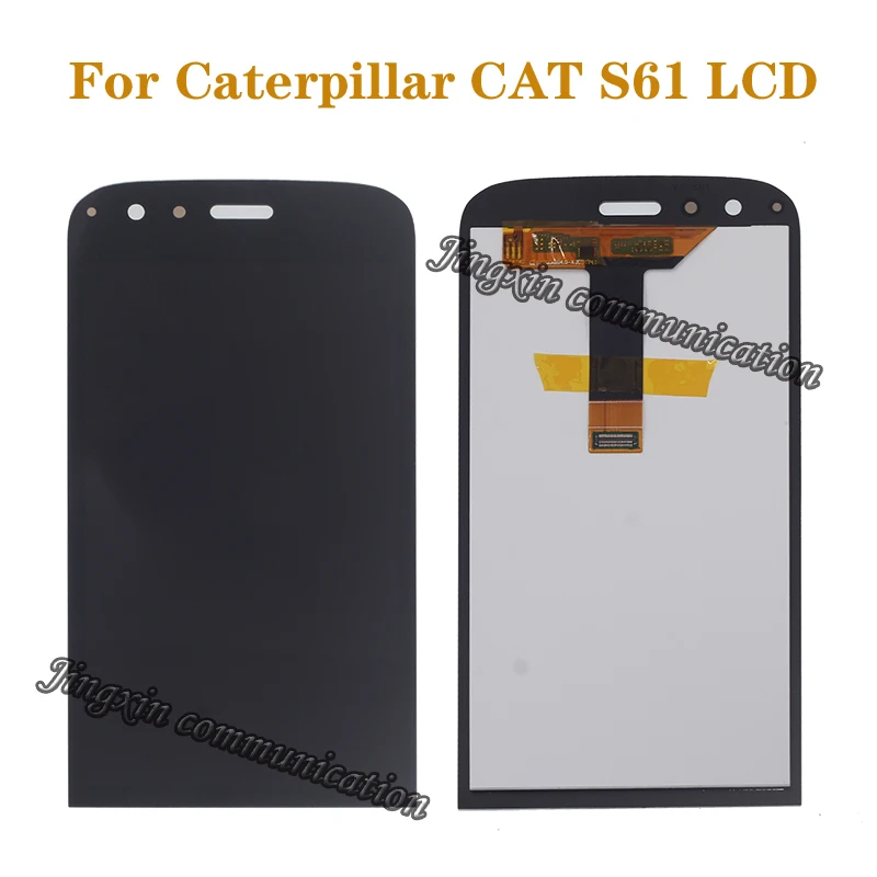 

5.2" AAA high quality display for Caterpillar CAT S61 LCD + touch screen digital converter perfect repair screen accessories