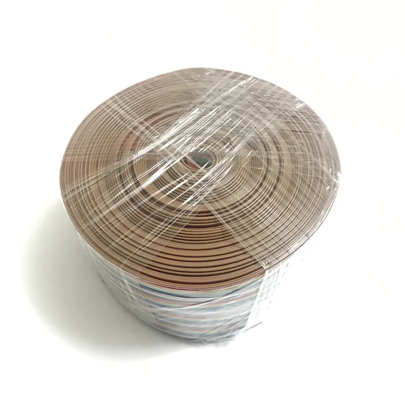 20 Meters Length Dupont Jumper Cable Wire 40 Pin Connector 0.127mm Ribbon Rainbow Cable 28awg Dupont Line                        (2)