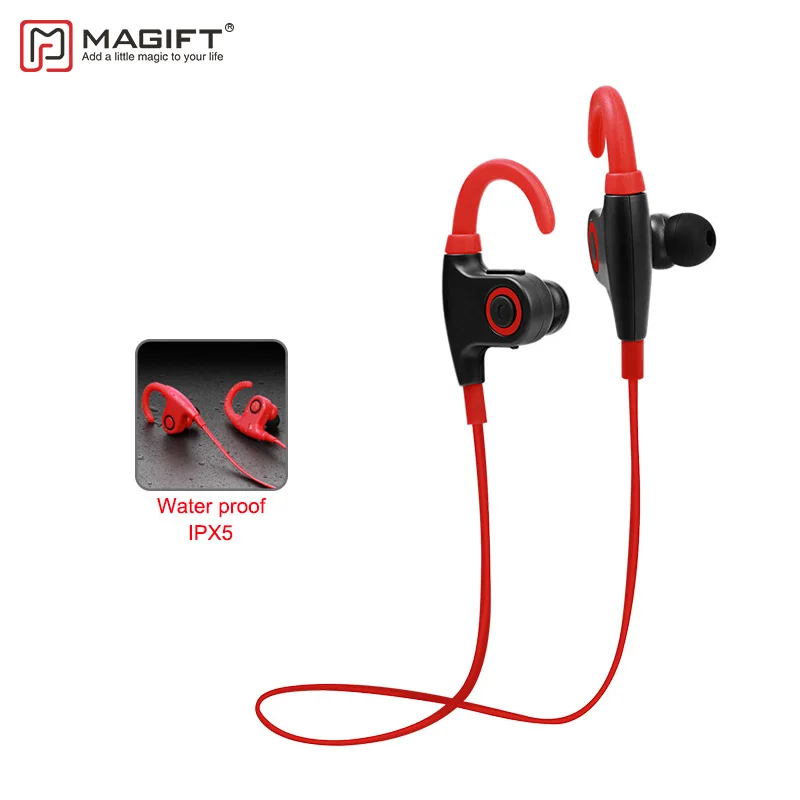 Magift2 Беспроводной IPX5 Наушники Bluetooth V4.1 спортивные Гарнитура С micphone громкой связи