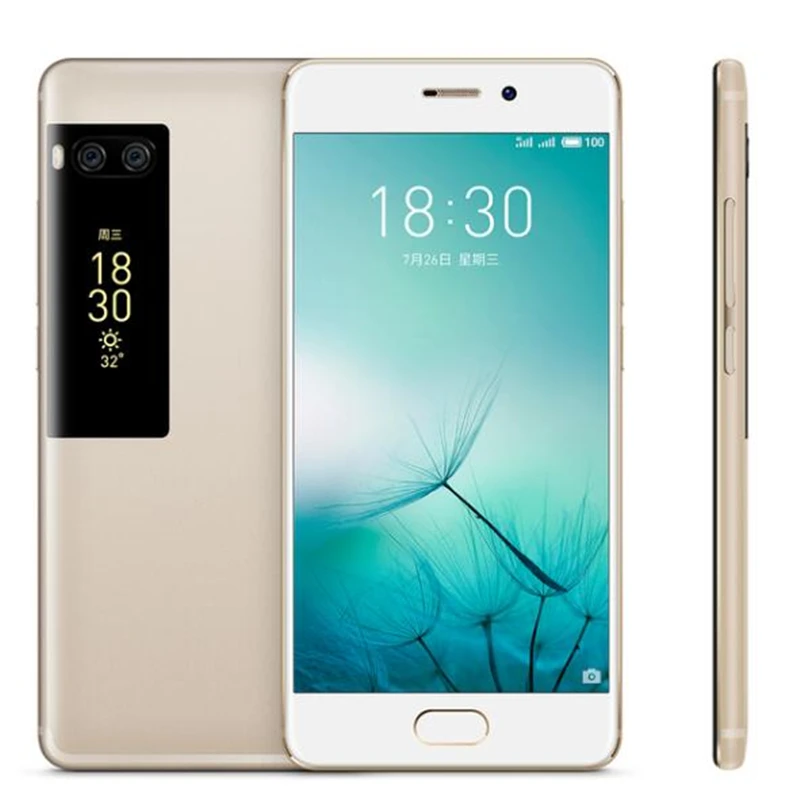 Meizu Pro 7 смартфон 4 ГБ ОЗУ 128 Гб ПЗУ сотовый телефон 5 2 &quot1080 P двойной задний 12.0MP
