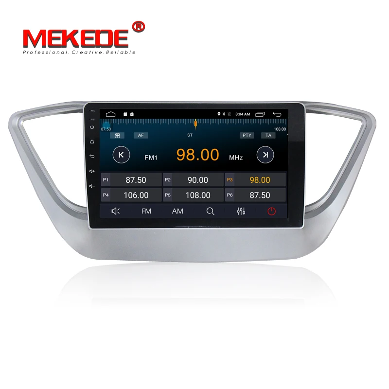 android 7.1 2G RAM 16G ROM car dvd for the new hyundai verna solaris accent 2016 2017 car radio multimedia player gps support 4G