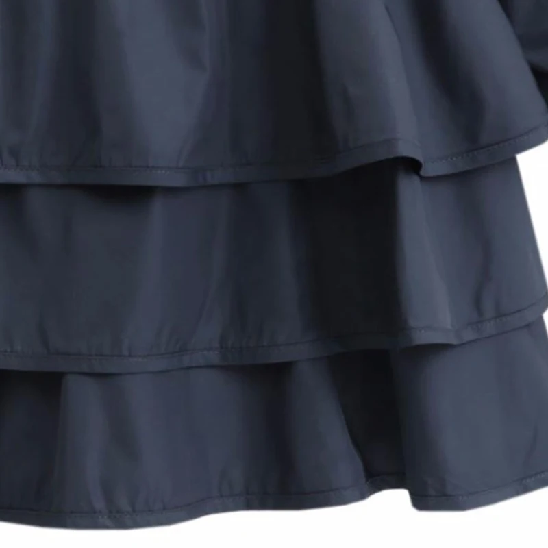 Размер Плюс Большой размер Женская весенне-осенняя зимняя куртка пальто длинный рукав эластичный пояс куртка с показа Многослойные свободные однотонные Топы