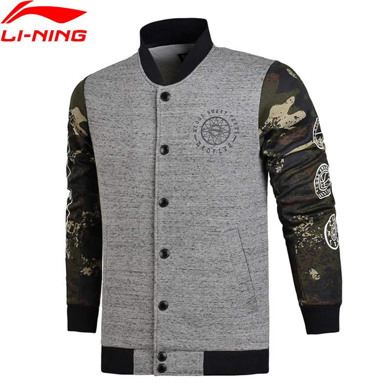 

(Clearance)Li-Ning Men BAD FIVE Basketball Sweater WARM AT Regular Fit 66% Polyester 34% Cotton LiNing Sweaters AWDM611 MWW1333