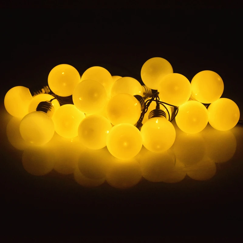 AIFENG 6 м 20 светодиодный свет шнура водонепроницаемый Сказочный свет G50 гирлянда из ламп для сада патио Свадебные новогодние гирлянды