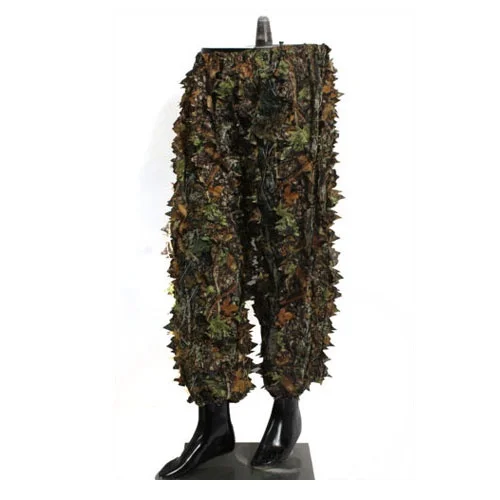 Топ!-3D лист взрослых Ghillie костюм Лесной камуфляж/Камуфляж для охоты на оленя стебля в