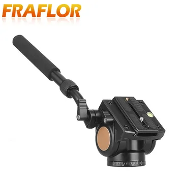 

Q90 Free Rotary Head 18kg Load Fluid Head Aluminum Swivel Panhead Video DSLR Digital Camera Professional Tripod Handle Pan Head