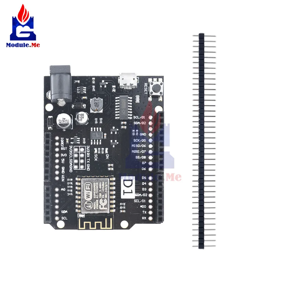 WeMos D1 R2 UNO WiFi модуль на основе ESP8266 беспроводной модуль расширения для Arduino NodeMCU макетная плата