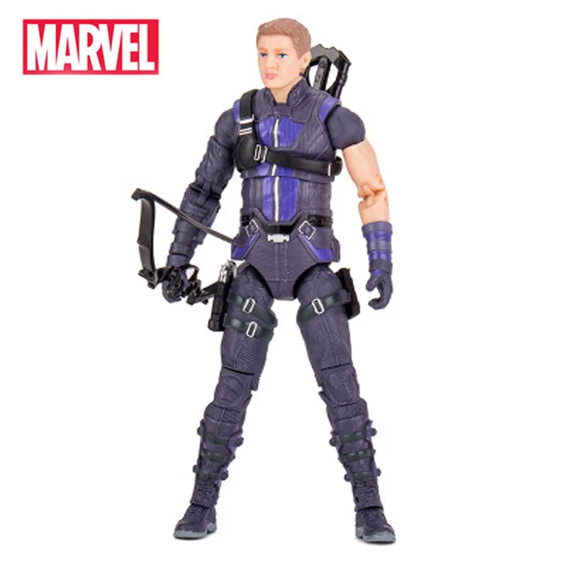 

2019 New Genuine Marvel Avengers 4 Endgame Hawkeye 18CM Action Figures Original Superhero Dolls Christmas Model Toy For Children