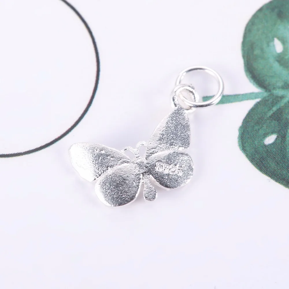 1 шт. женский кулон в виде бабочки из серебра 925 пробы|pendants for bracelets|silver pendant