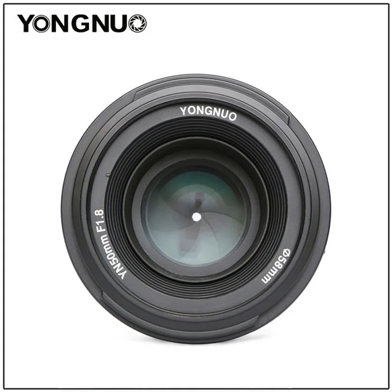 YONGNUO YN 50 мм AF MF F1.8 многослойный объектив с большой апертурой и фиксированным фокусом YN50mm для Nikon DSLR FX DX Frame camera