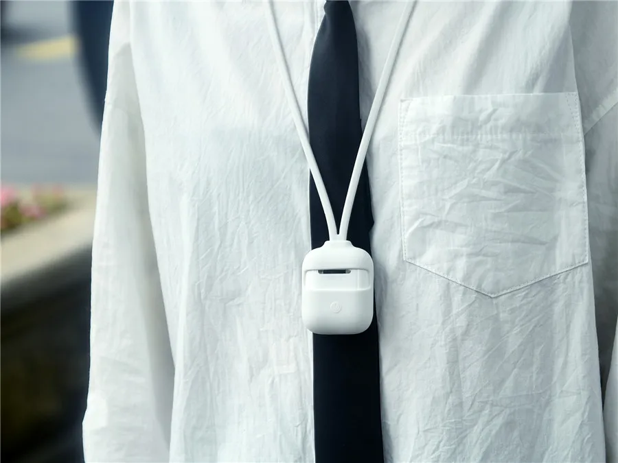 Силиконовый защитный чехол для Airpods 2 Antilost шейный ремешок на запястье для apple Airpods Bluetooth наушники зарядная коробка