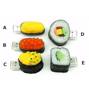 

All kinds of sushi USB flash Drive Japanese food model usb2.0 pen drive 4G/8G/16G/32G Flash Memory Stick usb creative pendrive