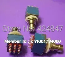 

3PDT 9-Pin Stomp Foot Pedal Switch,guitar effects for the button,latching type