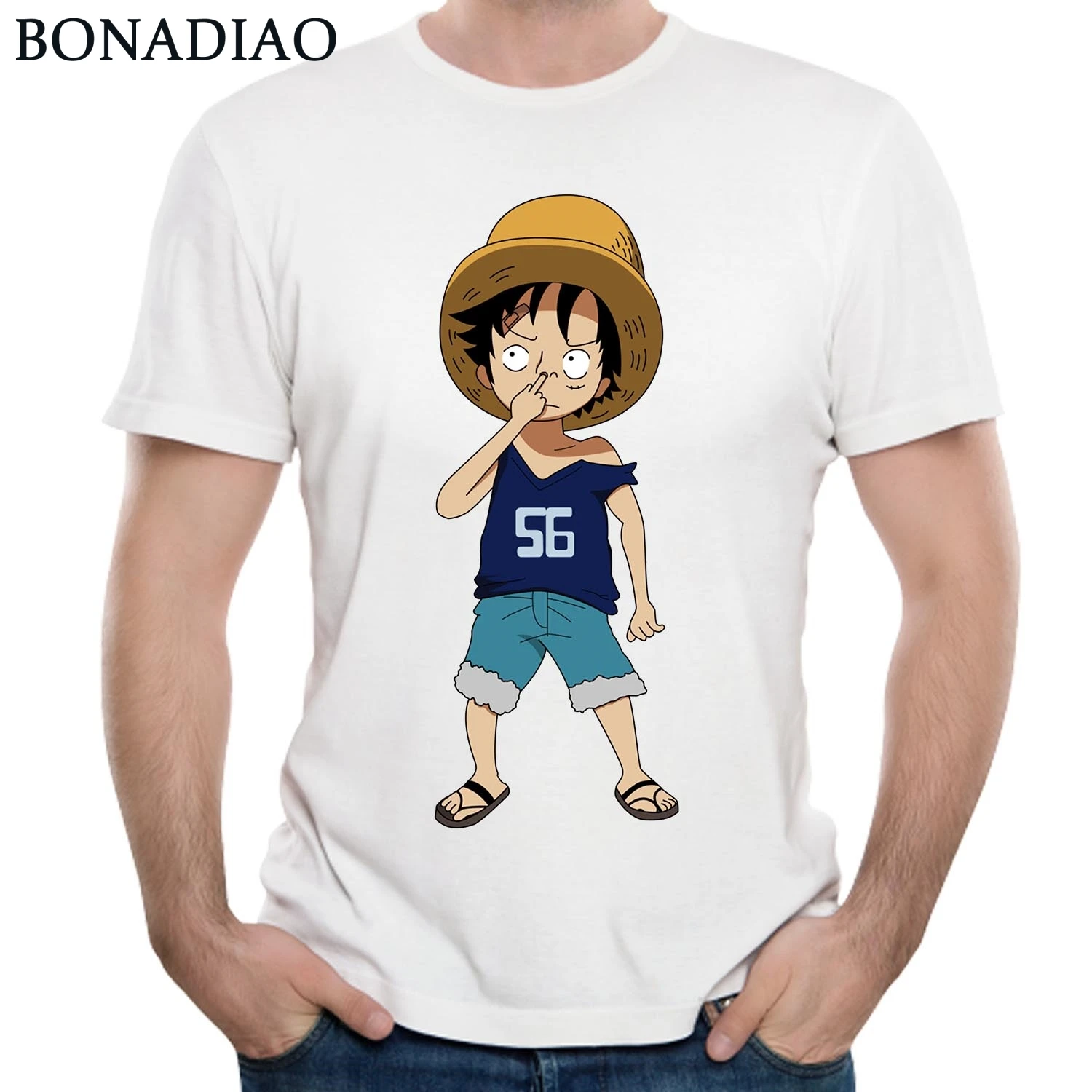 Bonadiao New Design One Piece Monkey D Luffy T Shirt Classic Short Sleeve Japanese Anime T Shirt Free Shipping T Shirts Aliexpress