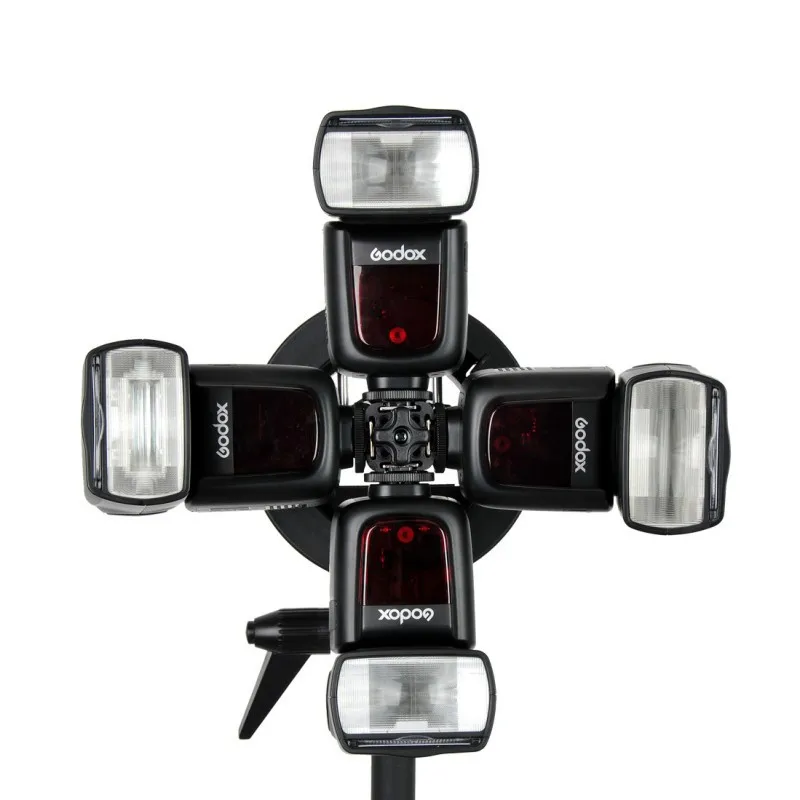 

Godox S-FA Universal Four Speedlite Adapter Hot Shoe Mount Adapter for Goodx Flash