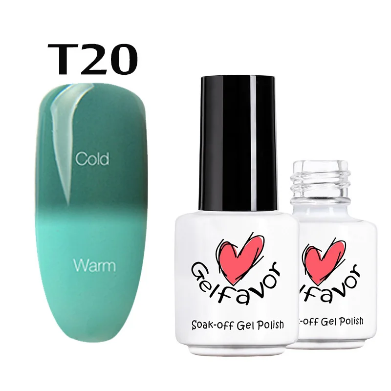Gelfavor 7 мл Лак для ногтей великолепные Цвет гель лак Vernis полу постоянный Top Coat