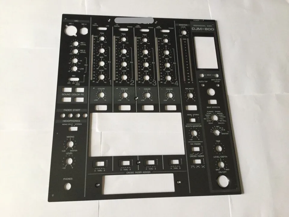 [Белла] DJM 800 панель миксера железная черная панель DJM800