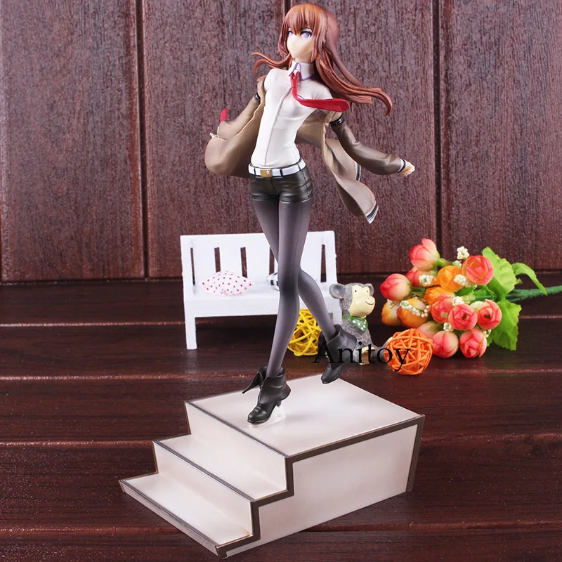 Steins Gate Makise Kurisu лабораторный член 004 1/8 масштаб окрашенная фигурка Коллекционная модель игрушки