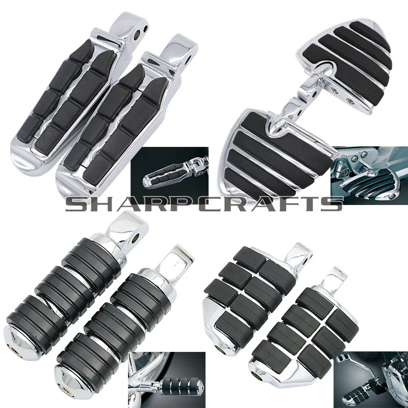 

Motorcycle Parts Rear Passenger Foot Pegs Footrests Footboards For Suzuki Intruder 1400 1500 LC Boulevard S83 C90 Marauder 800