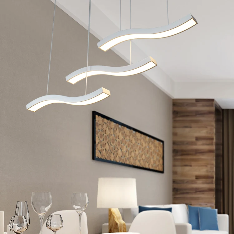 Creative dining modern minimalist pendant lamp dining room lamp pendant light LED personality bar coffee dining room