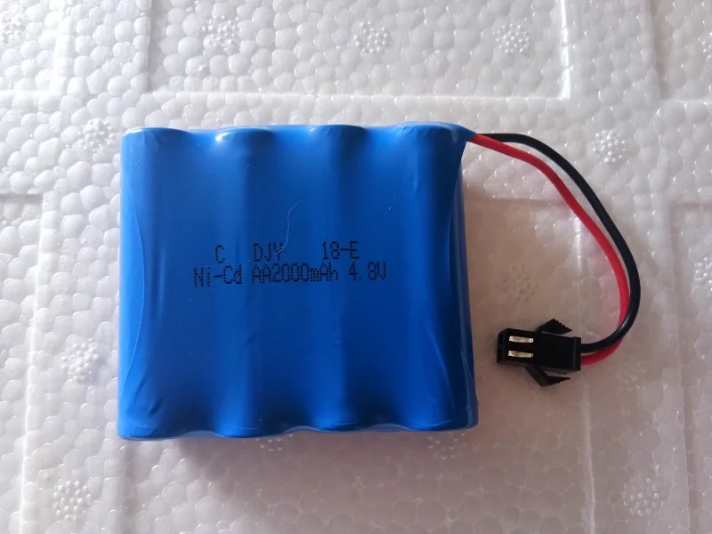 4,8 V 2000mAh Ni-MH батарея Группа RC игрушка электрическое освещение Оборудование безопасности AA батарея для RC игрушки