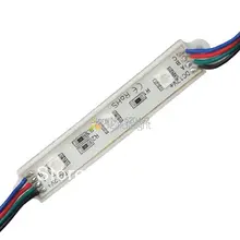 20 шт 5050 SMD 3 светодиодный s RGB водонепроницаемый светодиодный модуль Лампа DC 12 V