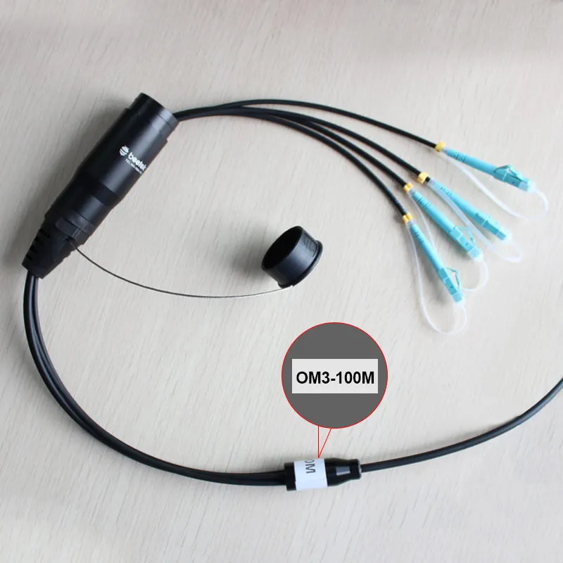 Десять гигабитные волоконно-оптический кабель PCD235 (OM3-100M) Поддержка сигнала от DVI оптический приемник и передатчик для p10 Светодиодный экран