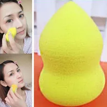 Makeup Applicator Foundation Blender Buffer Sponge Puff Flawless Smooth Yellow
