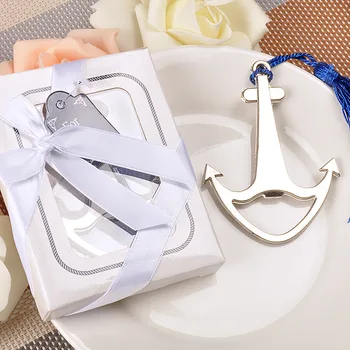 

100pcs Creative Stainless Portable Ship Anchor Shape Bottle Opener Can Opener Accessories Wedding bar party Gifts