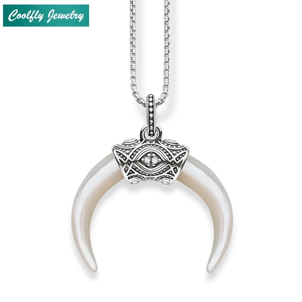 

2018 New White Maori Tiger Tooth Pendants & Necklaces For Men & Women Trendy Style Vintage Rebel Fashion Jewelry Gift Bijoux