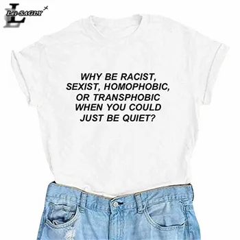 

Lei SAGLY Letter Print Female T Shirt Women Summer Short Sleeve White Casual Tshirt Homme Slogan Streetwear T-shirts