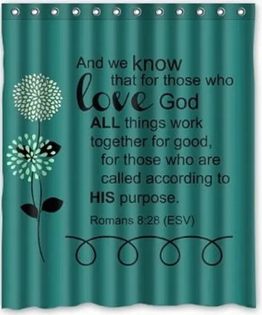 and we know that for those who love god diy personalized bible verse god works all things together for good esv