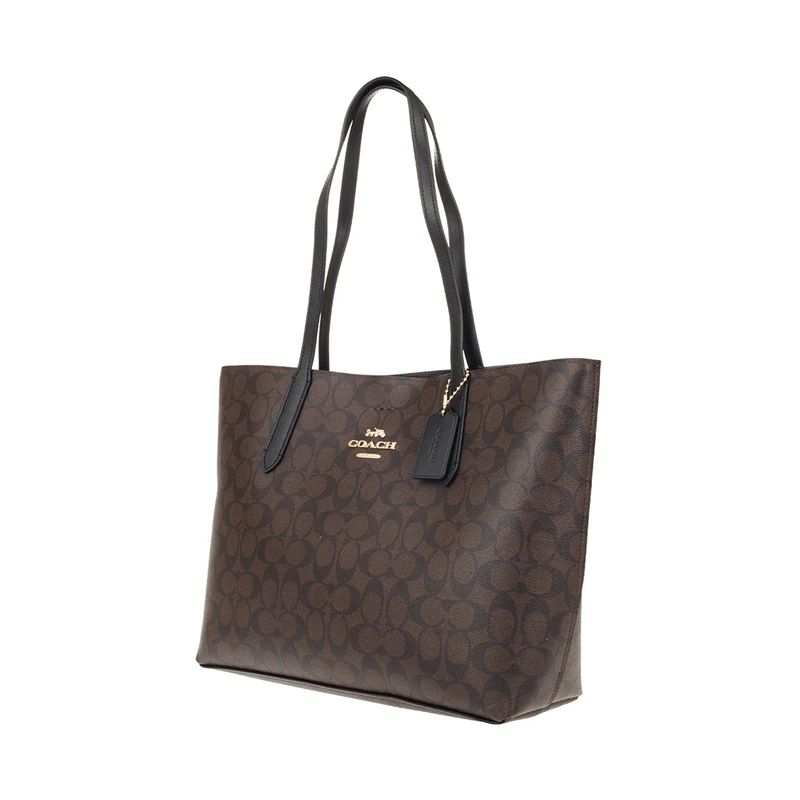 Аутентичная оригинальная и брендовая новая сумка-тоут Coach авеню в фирменном холщовом стиле женская сумка F67108 женская сумка