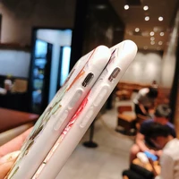 מקס xr x פרח סיליקון טלפון מקרה עבור iPhone 7 8 פלוס XS מקס XR רוז מקרים פרחוני עבור iPhone X 8 7 6 6S פלוס אדמונית Soft TPU Cover (5)