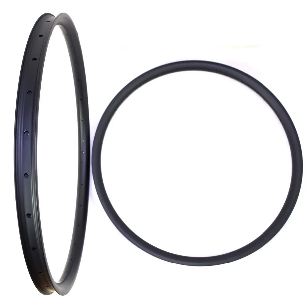 free shipping 29" 29ER mtb carbon rims 35mm width mountain bike rims 25mm depth tubelesscarbon