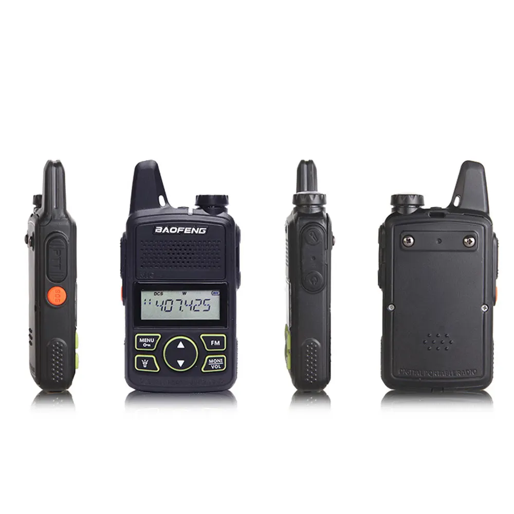 BaoFeng BF T1 20 channels Mini walkie talkie ultra thin micro driving 400-470MHz BaoFeng Hotel civilian walkie talkie