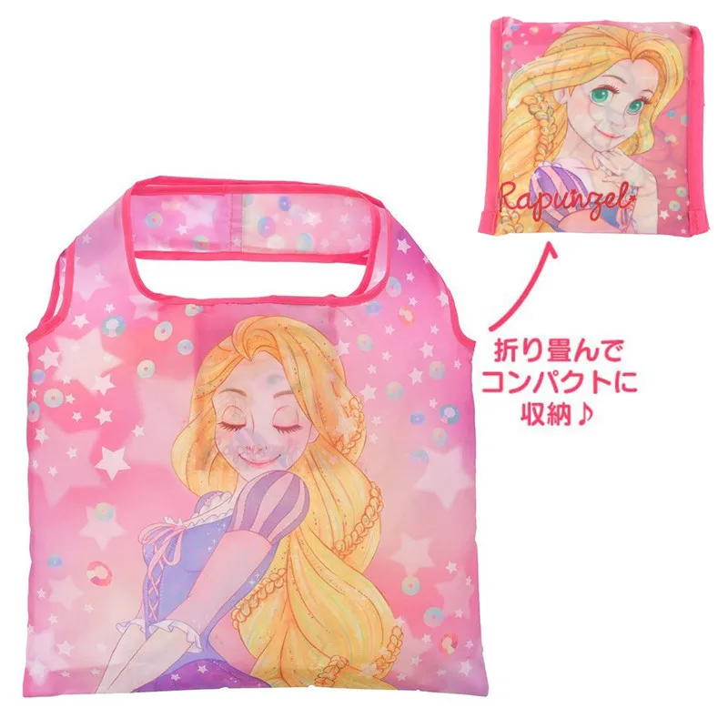 Новые Рапунцель Принцесса Женщины Девушки Большой нейлон сладные сумки для покупок для детей