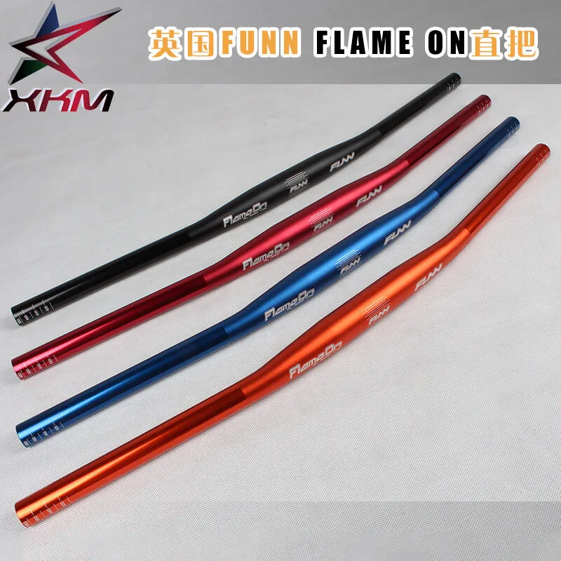 

FUNN 31.8mm*680mm Bike Flat Handlebar Aluminum Alloy MTB Road Mountain Bicycle Downhill Rushing Slope One-shaped Bar Cycling