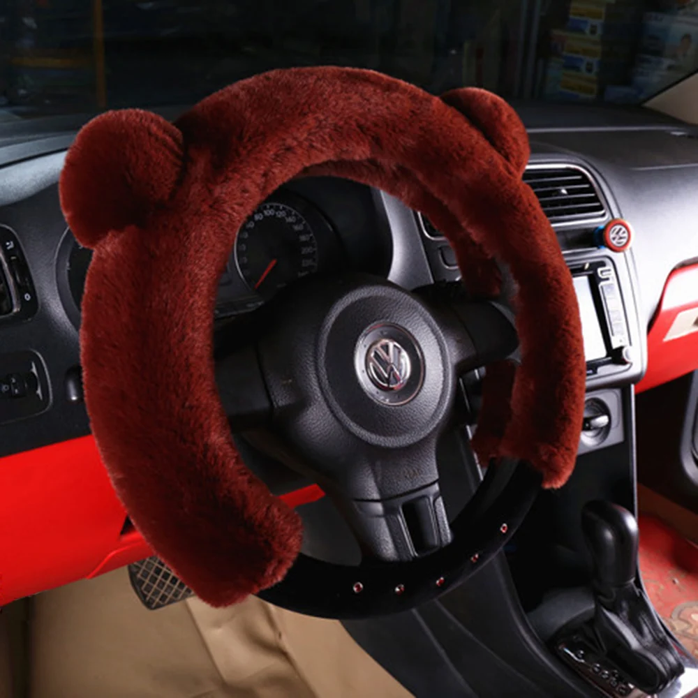 豪華な車のステアリングホイールカバーかわいい漫画のパンダウサギの毛皮ステアリング輪ケース暖かいで加熱された自動ホイールカバークリスタル ハンドルカバー Aliexpress 豪華な車のステアリングホイールカバーかわいい漫画のパンダウサギの毛皮ステアリング輪ケース暖かいで加熱された自動ホイールカバークリスタル ハンドルカバー Aliexpress