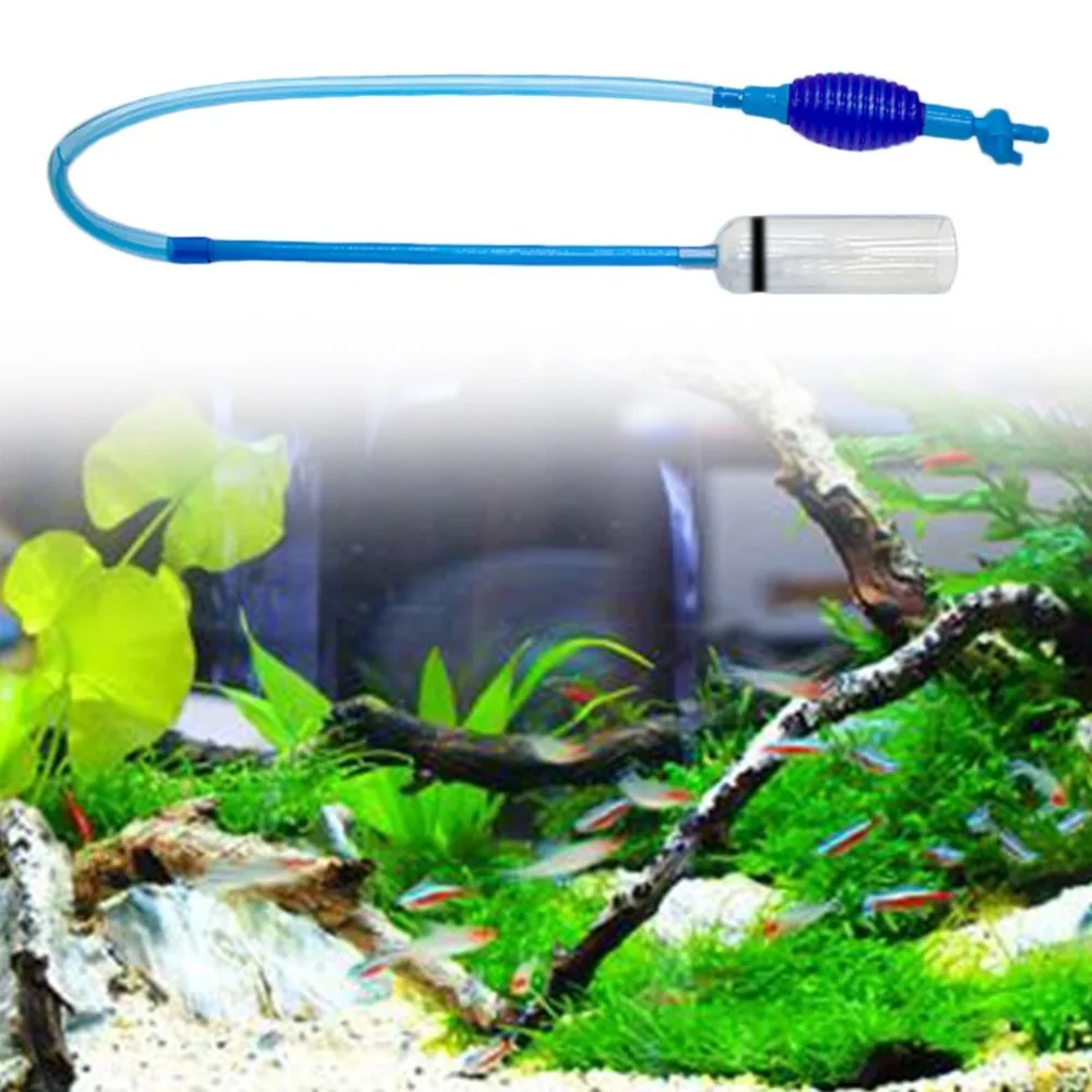 Effective Water Changer Aquarium Gravel Cleaner Fish Tank Siphon Pump